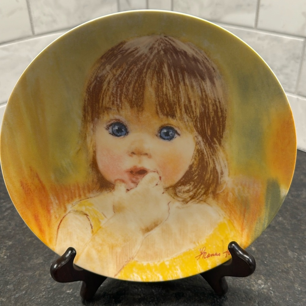 Edwin M. Knowles “Fascination” Collectible Plate